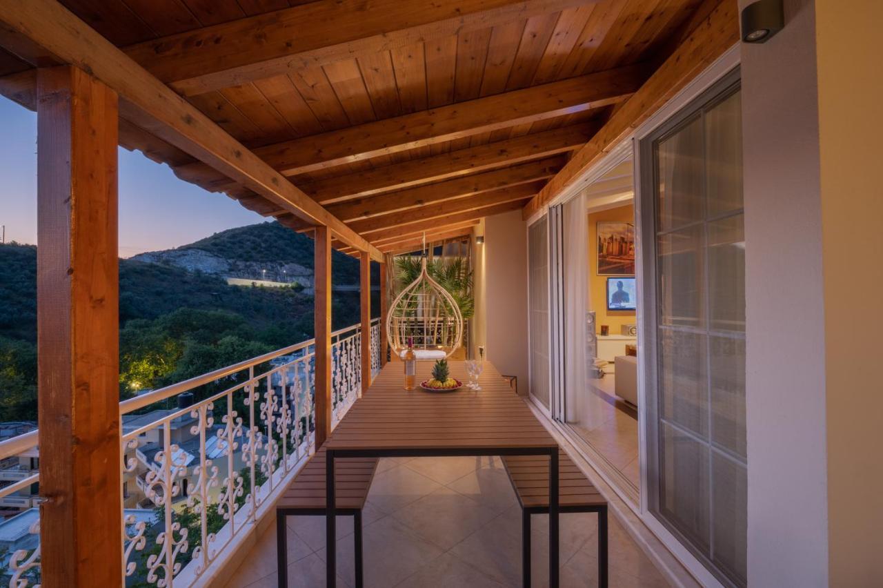 Villa Panoramic View!Penthouse 120Qm Of Sea & Mountain Loutra Edipsou  Esterno foto