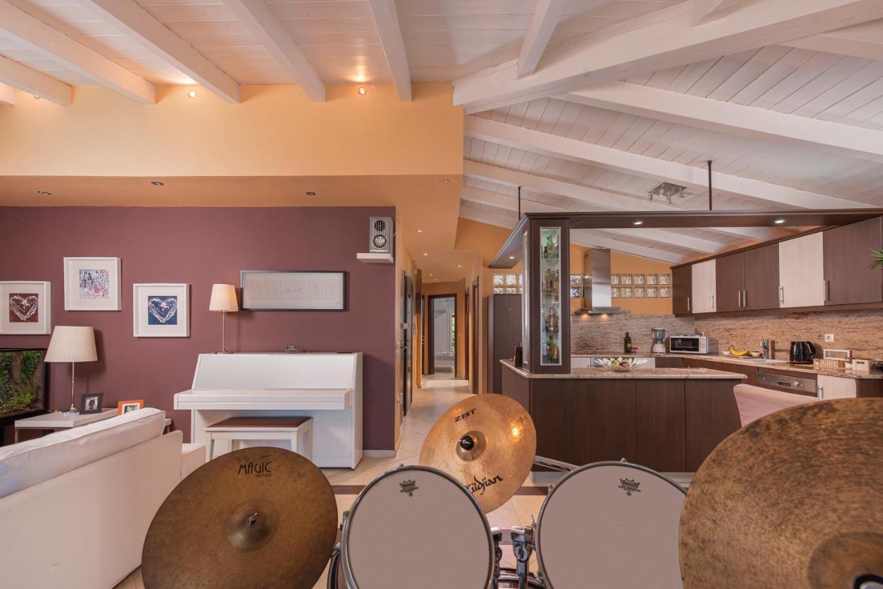 Villa Panoramic View!Penthouse 120Qm Of Sea & Mountain Loutra Edipsou  Esterno foto