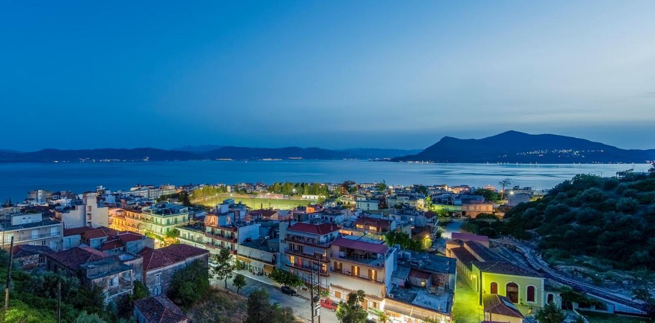 Villa Panoramic View!Penthouse 120Qm Of Sea & Mountain Loutra Edipsou  Esterno foto
