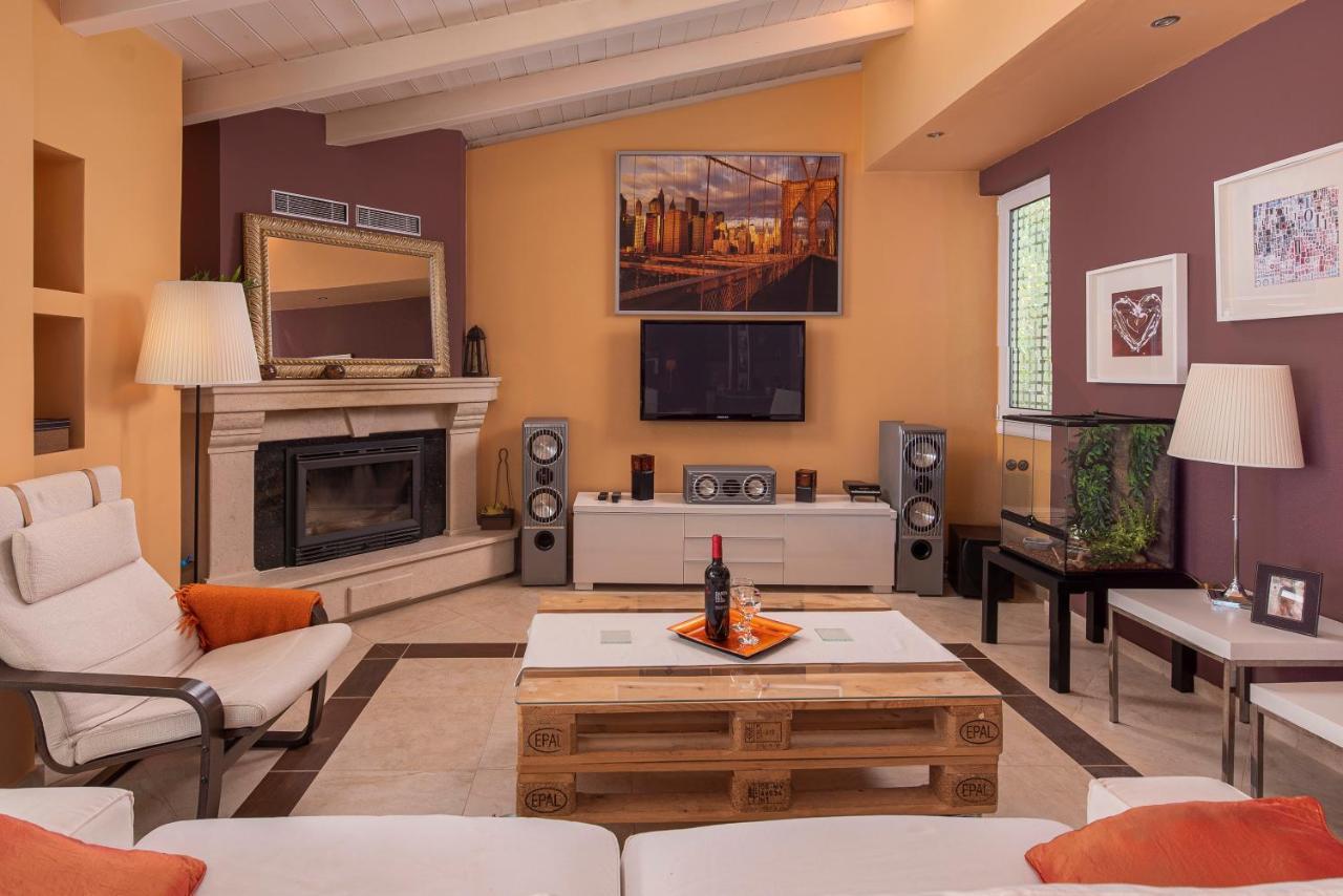 Villa Panoramic View!Penthouse 120Qm Of Sea & Mountain Loutra Edipsou  Esterno foto
