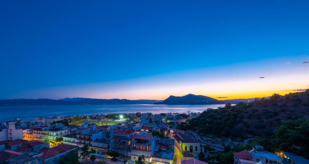 Villa Panoramic View!Penthouse 120Qm Of Sea & Mountain Loutra Edipsou  Esterno foto